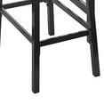 thumbnail image 5 of 3 Piece Rubber Wood Counter Height Set Black, 5 of 5