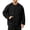 Black, variant on Men's Jacket Stand Collar Button Down Multi Pocket Casual Military Field Coat Fall Winter Outerwear