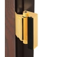 thumbnail image 3 of Prime-Line U 11442 Door Reinforcement Lock  Add Extra, High Security to your Home and Prevent Unauthorized Entry  3 Stop, Aluminum Construction, Polished Brass Single Pack, 3 of 9