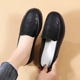 thumbnail image 6 of ZACPNCV Womens Plus Size Breathable Slides Round Toe Soft Sole Comfort Slip On Flats, 6 of 9