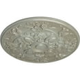thumbnail image 3 of 31 1/4"OD x 2 1/4"P Baile Ceiling Medallion (Fits Canopies up to 6"), Hand-Painted Flash Gold, 3 of 6