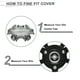 thumbnail image 4 of Tapas de centro de rueda Unique Bargains No.4260B0K140 para TOYOTA FORTUNER Hilux 2015-2018 Tapas de cubo de rueda de plástico 1 Pc, 4 of 6