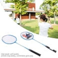 thumbnail image 4 of Badminton Set, 2 Pieces Set Lightweight Aluminum Alloy Badminton Racket with Racket Bag and Nylon Handle for Beginner Teacher Student Training, Type 1012, 4 of 8