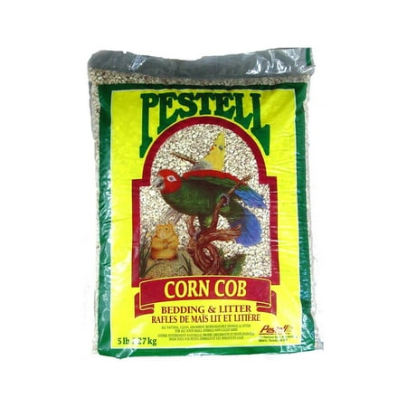 Pestell Corn Cob Bedding, 5 pounds, All natural product By Pestell Pet