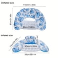 thumbnail image 2 of Inflatable Pool Chair Thickened PVC Material Glitter Watercolor Design U Shaped Floating Easy Inflate Fold for Adults Pool Lake Beach, 2 of 6