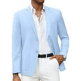 thumbnail image 4 of COOFANDY Mens Casual Sport Coat Lightweight Two Button Blazer Slim Fit Business Jackets, 4 of 9