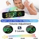 thumbnail image 4 of Reloj Vibratorio con Alarma Súper Fuerte y Vibrador Que Hace Temblar la Cama. Varios Modos de Visualización con Colorida Luz LED RGB, 4 of 7