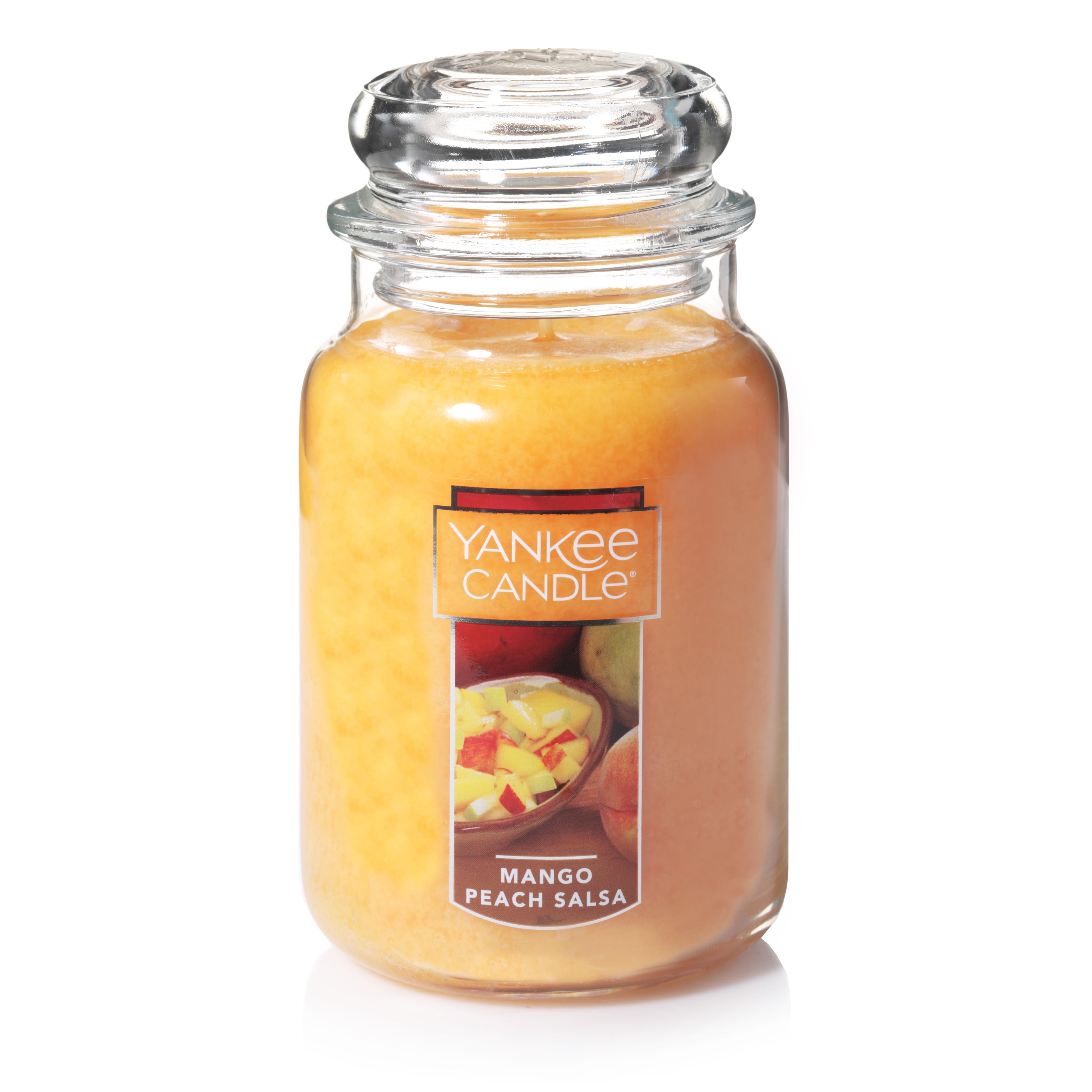 Yankee Candle Large 22 Ounce Mango Peach Salsa Jar Candle