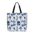 thumbnail image 1 of Xecao Skiing Enthusiast for​Reinforced Shoulder Tote Bag Scratch-Proof Design Spacious Organizer Crossbody Carry Daily Commute Must-Have, 1 of 7
