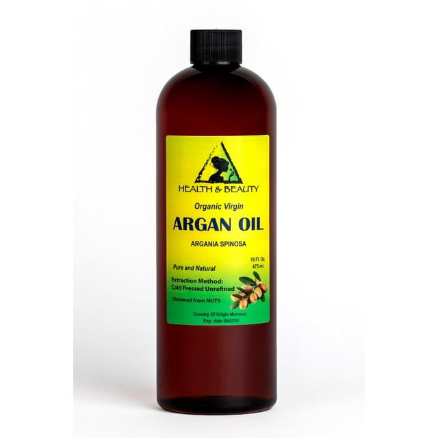 Huile d'Argan Non Raffinée Biologique extra Vierge Marocaine Pressée à Froid pure 48 oz