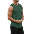 thumbnail image 1 of FAROOT Men Sports Tank Top Sleeveless Round Neck Tops Running Fitness Tops, 1 of 7