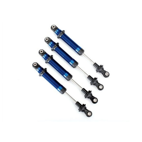 Traxxas 8160X Blue Aluminum GTS Shocks(4) for Long Arm Lift Kit: 1/10 TRX-4