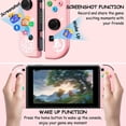 thumbnail image 3 of Controlador Joypad Mando inalámbrico para Nintendo Switch - Color Rosa, Vibración, Control Movimiento y Captura, 3 of 6