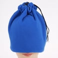 thumbnail image 3 of Sombreros con ucha ajustables Sombreros con ucha para máscara Envoltura de cuello Gorros de vellón polar Azul real Soledad Tube Scarf Bandana Head Máscara, 3 of 10