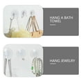 thumbnail image 4 of Miangastore Transparent Suction Cups Hooks for Bathroom Kitchen Use PVC Material No Drill Needed 100 Pieces, 4 of 8