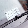 thumbnail image 3 of ER 10PCS Clip para boletos de estacionamiento Auto, Etiqueta para parabrisas, Bolsillos para titulares de permisos para boletos de estacionamiento, Bolsa adhesiva transparente para permisos de parabrisas de automóviles oso de fresa Electrónica, 3 of 5