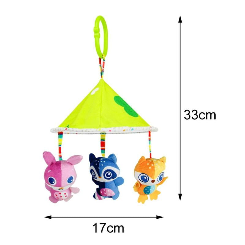 MagiDeal Baby Hanging Toys Puppet Handbells Baby Car Crib Stroller Toys Monkey