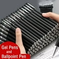 thumbnail image 2 of 0.5mm Bullet Tip Gel Pens Set - Black, Blue, Red Refills for School and Office, 2 of 7