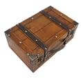 thumbnail image 1 of Synthetic Wood Suitcase, Versatile Decorative Storage Box  for Household Goods, 1 of 7