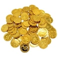 thumbnail image 1 of Monedas de Juguete para Niños de Halloween Moneda Plástico Monedas de Tes Plástico Oro para Tesoro Yotijar Monedas del tesoro pirata, 1 of 10