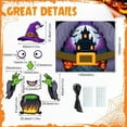 thumbnail image 3 of Halloween Trunk or Treat Car Decorations Kit, Witch Halloween Car Decoration for SUV Garage Door Archway Wall, Witch-Themed Halloween Decor for Trunk or Treat, 3 of 8