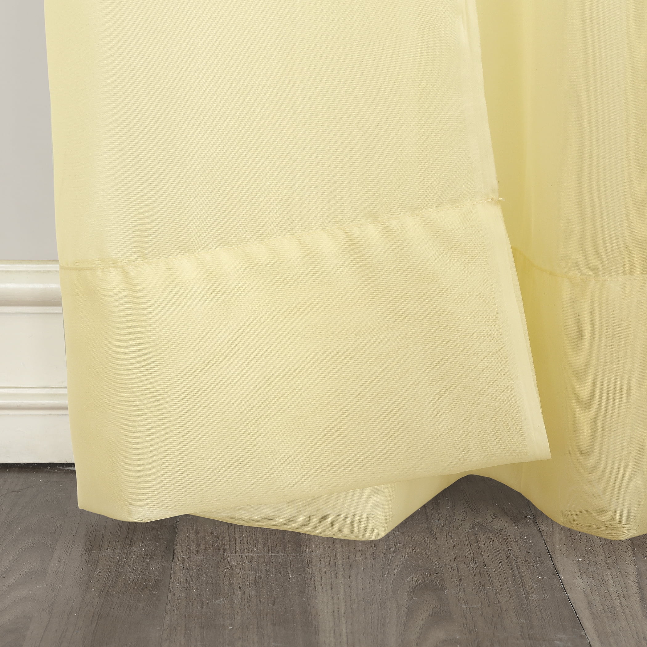 No. 918 Juliette Voile Sheer Rod Pocket Curtain Panel (Single Curtain Panel Only)
