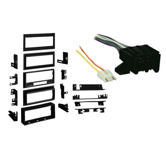 Fits Chevy Nova 1985-1988 Single DIN Stereo Harness Radio Install Dash Kit