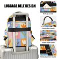 thumbnail image 3 of FORMRS Mini Backpack Purse for Women Travel Daypack Casual Shoulder Bag, Blue Flowers, 3 of 7
