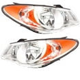 thumbnail image 2 of For 07 08 09 Elantra Halogen Headlight Headlamp Head Light Lamp w/Bulb SET PAIR, 2 of 5