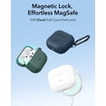 thumbnail image 3 of Funda para AirPods 4 ESR HaloLock con MagSafe Green, 3 of 9