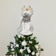 thumbnail image 6 of HongHeng Angel Christmas Tree Topper 13.2-Inch Glitter Angel Figurines Treetop Unlit for Christmas Decoration, 6 of 7