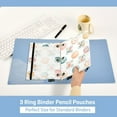 thumbnail image 5 of 2 Pack Flip Folders with Clear PVC Window Binder Pouches 3-Ring Binder Organizer for Office & Home Adorable Easter Eggs, 5 of 6