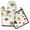 White Daisy Green, variant on White Daisy Green Leaf Sunflower Pattern Kitchen Oven Mitt and Pot Holder Sets 2 Pcs for Baking, Cooking and Grilling, Heat Resistant Up To 392 °F