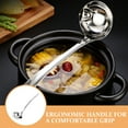 thumbnail image 6 of Beaupretty Metal Soup Ladle Stainless Steel Oil Skimmer 2pcs, 6 of 7