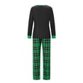 thumbnail image 4 of DuAnyozu Matching Family Christmas Pajamas Holiday Sleepwear Set Long Sleeve Pullover and Printed Pants S-XXL, 4 of 9