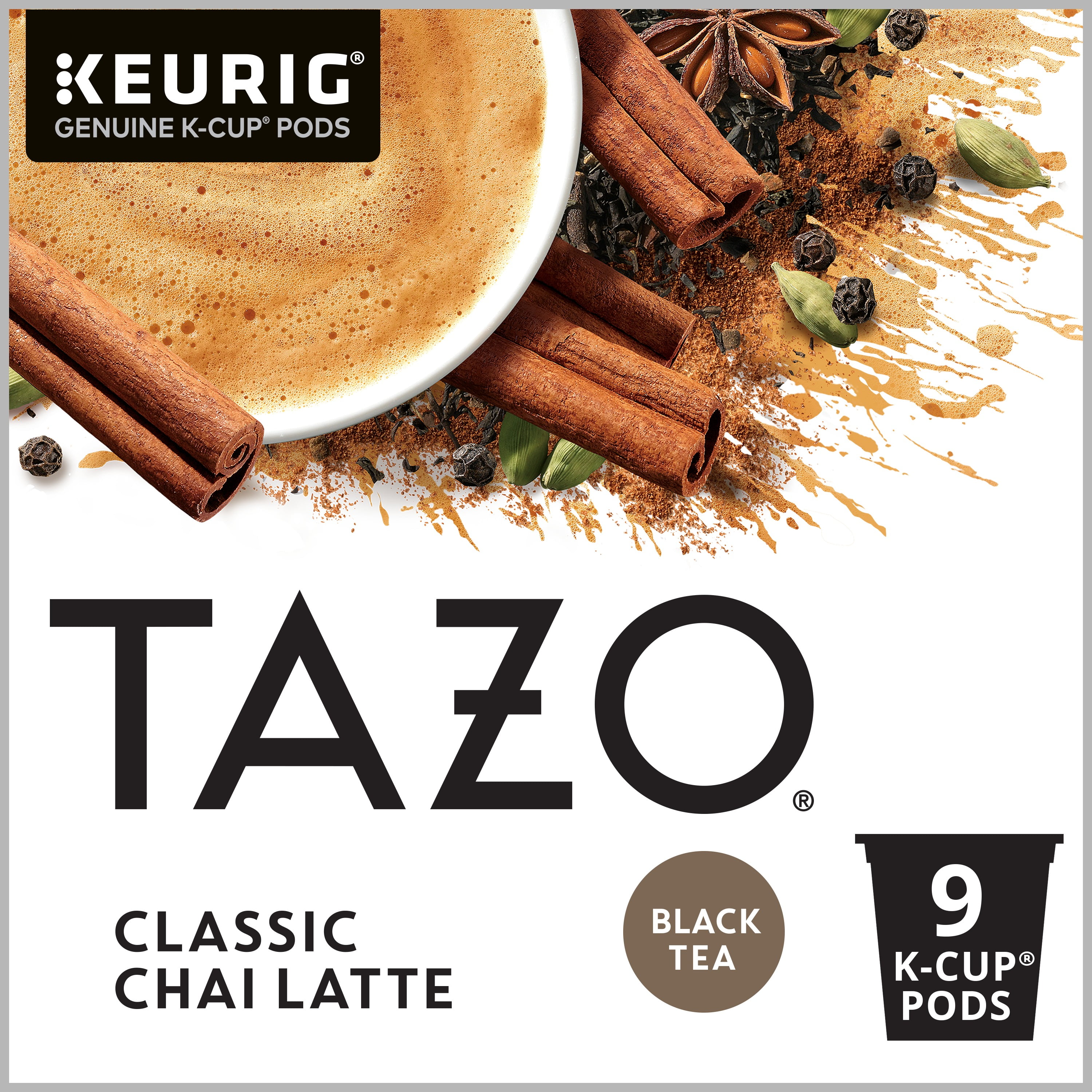 TAZO Chai Latte Black Tea KCup® Pods 9 Count