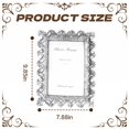 thumbnail image 4 of DESIGNICE Vintage Picture Frames,Emotion Collect Photo Frames,Life Embellish Family Picture Frame,7.88"X9.85",Silver, 4 of 7