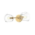 thumbnail image 2 of Alora Lighting Wv548217cl Willow 17" Wide Bathroom Sconce - Gold, 2 of 5