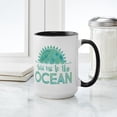 thumbnail image 4 of CafePress - Take Me To The Ocean Prin - 15 oz Ceramic Large White Novelty Mug, 4 of 4