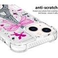 thumbnail image 3 of Slim Fit Phone Case for iPhone 14 Plus,Crystal Bling Quicksand Effect TPU Bumper Case with Four Corners Drop Protection Cover for iPhone 14 Plus (6.7),YBDT Iron Tower, 3 of 12