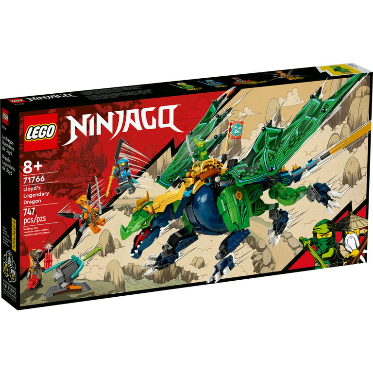  LEGO NINJAGO Lloyd's Legendary Dragon Toy, 71766 Set with Snake  Figures & NYA Minifigure, Collectible Mission Banner Series : Toys & Games