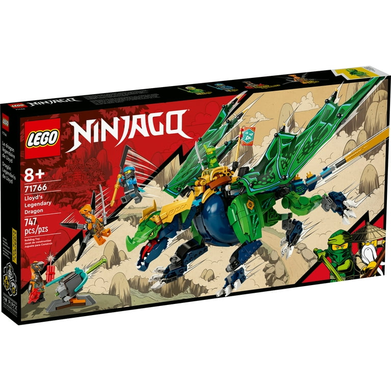 LEGO NINJAGO Lloyd's Legendary Dragon Toy, 71766 Set with Snake