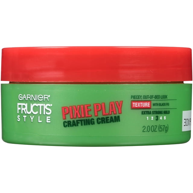 Fructis Style Pixie Play Crema para manualidades Todo tipo de cabello oz. (El embalaje puede variar) Textura 2 onzas 2.0 onzas