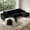 Black, variant on ShiKeyi 134" Modular U-Shaped Cloud Sofa, 5-Seater Corduroy Sectional Couch with Deep Seats Double Chaise & Soft Boneless Design, Beige