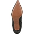 thumbnail image 5 of Franco Sarto Women's Anna Pointed Toe Kitten Heel Boot Black Leather 11M, 5 of 5