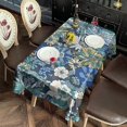 thumbnail image 6 of Pioneer Flower Floral Print Pattern Rectangle Tablecloth 60"x120",Waterproof Polyester Rectangle Table Cloth, Wipeable Spillproof Polyester Tablecloth for Dining, Camping, Indoor and Outdoor, 6 of 6
