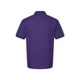 thumbnail image 7 of Gildan DryBlend Jersey Polo for Men, Casual Short Sleeve Shirt, Moisture-Wicking, Purple, S, 7 of 7