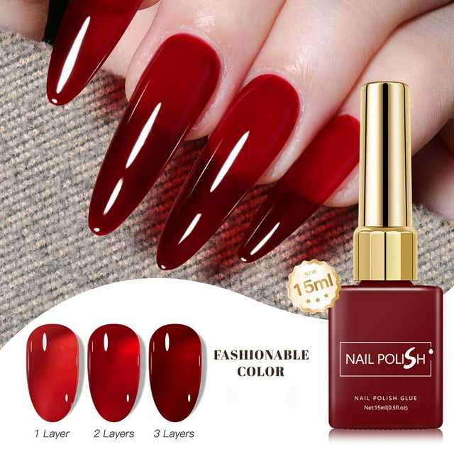 Esmalte de uñas en gel Sheer Nude Series: kit de gel translúcido con múltiples colores para uñas naturales y artísticas. Curado con LED. Uso en salón y hogar. Crema facial de 15 ml.