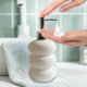 thumbnail image 5 of Glass Press-top Lotion Bottle Empty Shampoo And Body Wash Bottles For The Bathroom Home Liquid Soap Refill Bottles, 5 of 6