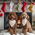 thumbnail image 4 of Dog Bandana 2 Pack,Brown Mushroom White Pattern Bandanas for Dogs,Cat Bandana,Small/ Large Dog Bandana 2 Size,Dog Bandanas, 4 of 6